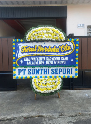 Papan Bunga Duka di Bendosari